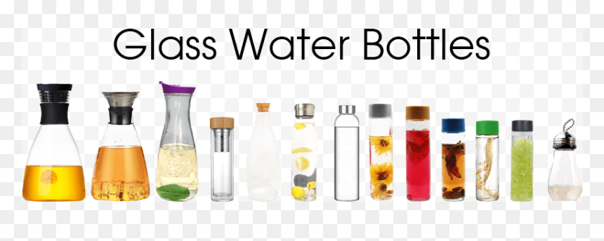 Glass Bottle, HD Png Download - glass of water png