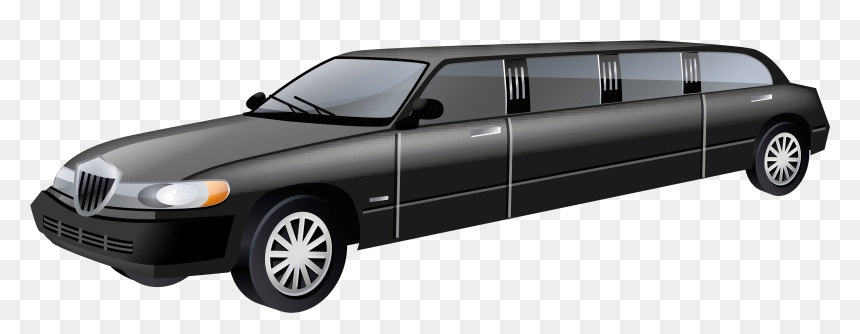 Limousine Png Clip Art - Limousine Clipart, Transparent Png - car silhouette png