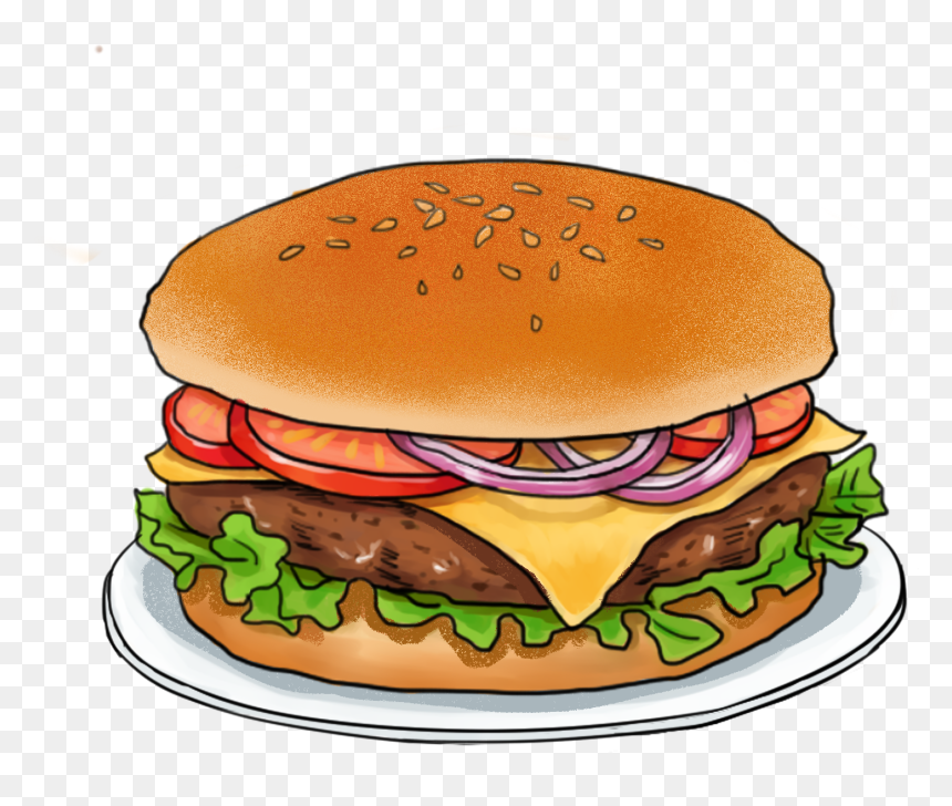 Element Vector Cuisine Illustrator Png And Psd, Transparent Png - cheeseburger png
