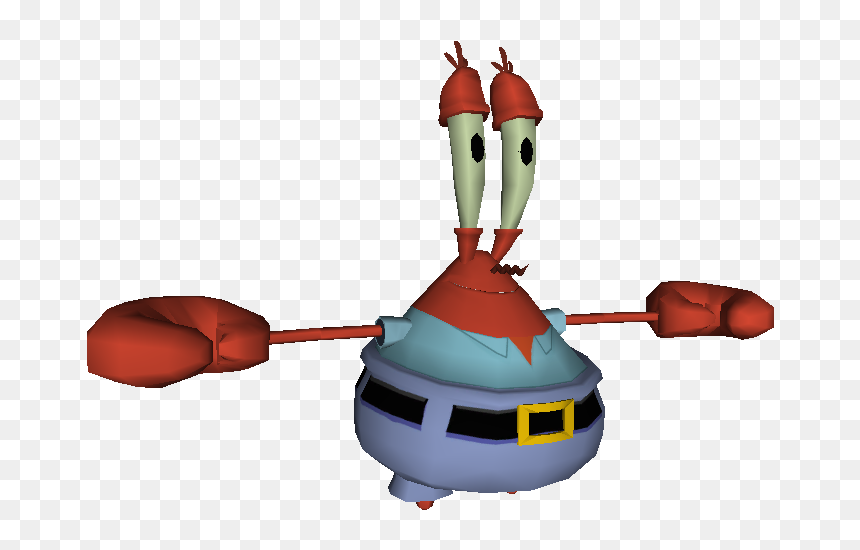 Transparent Cartoon Pants Png - Spongebob Heropants Mr Krabs, Png Download - mr krabs png