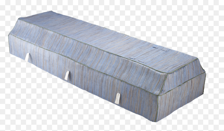 Fabric Coffin - Banana Leaf - Blue - Coffin , Png Download - Mattress, Transparent Png - coffin png