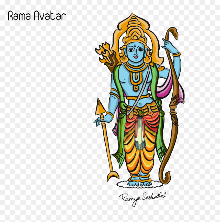 Illustration, HD Png Download - lord rama png
