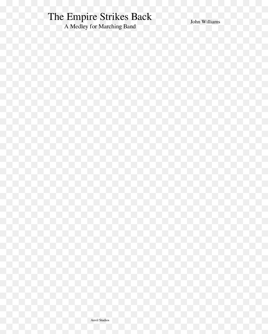 The Empire Strikes Back Sheet Music Composed By John - Evaluation, HD Png Download - cinematic bars png