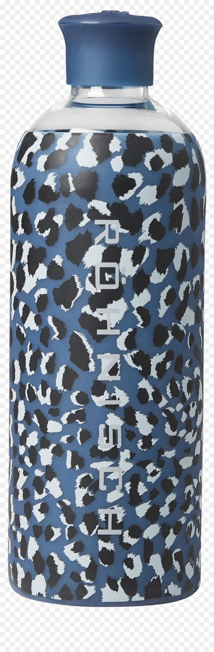 Glass Water Bottle Dusty Blue Spot, HD Png Download - glass of water png