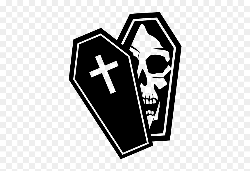 Coffin And A Skull - Coffin Boys, HD Png Download - coffin png