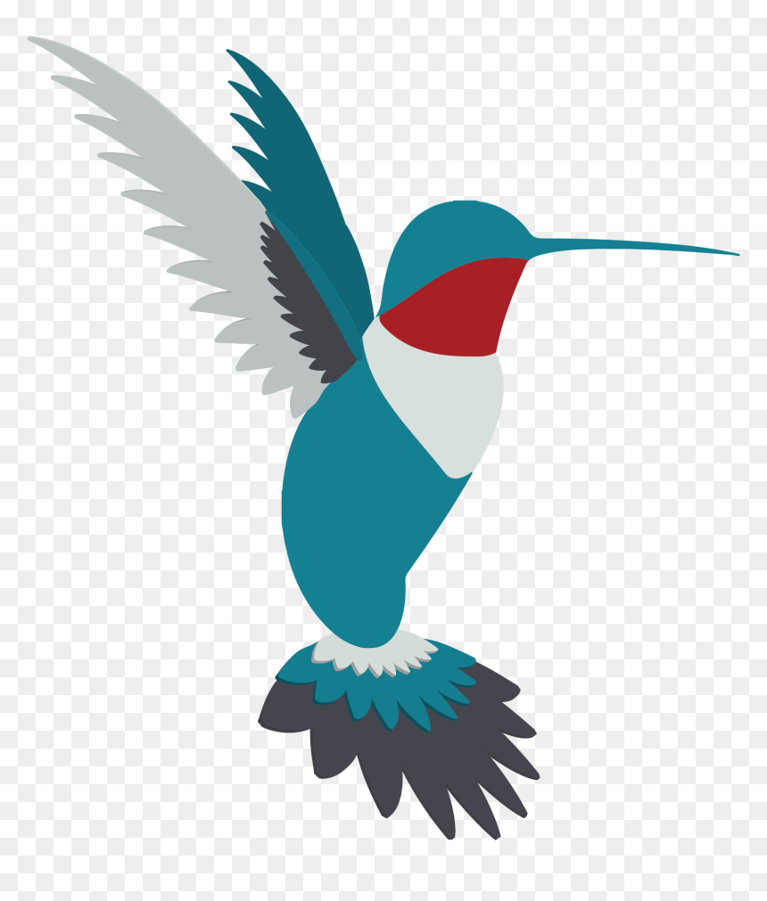 Hummingbird, HD Png Download - bird silhouette png