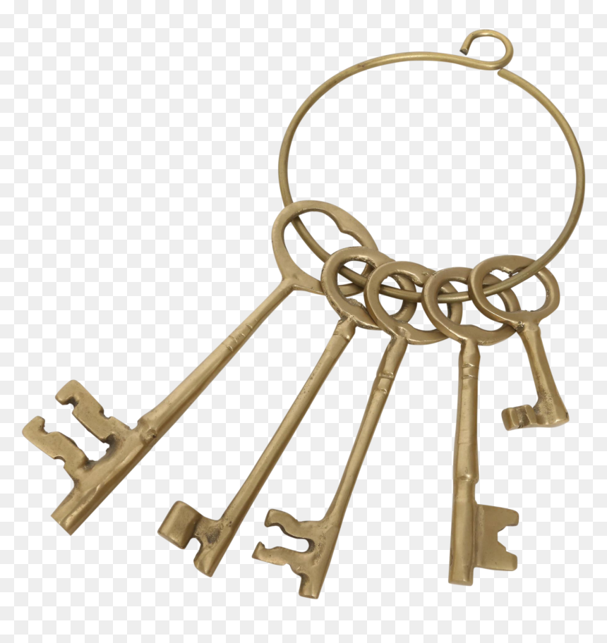 Png Ring Of Skeleton Keys Clip Free - Portable Network Graphics, Transparent Png - keys png
