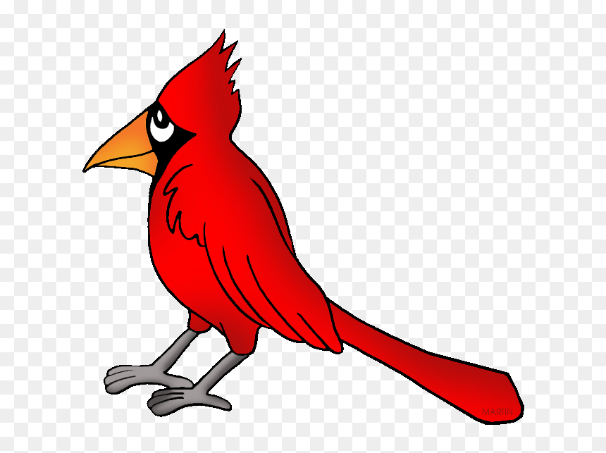 United States Clip Art By Phillip Martin Virginia State - Cardinal Clip Art, HD Png Download - united states png