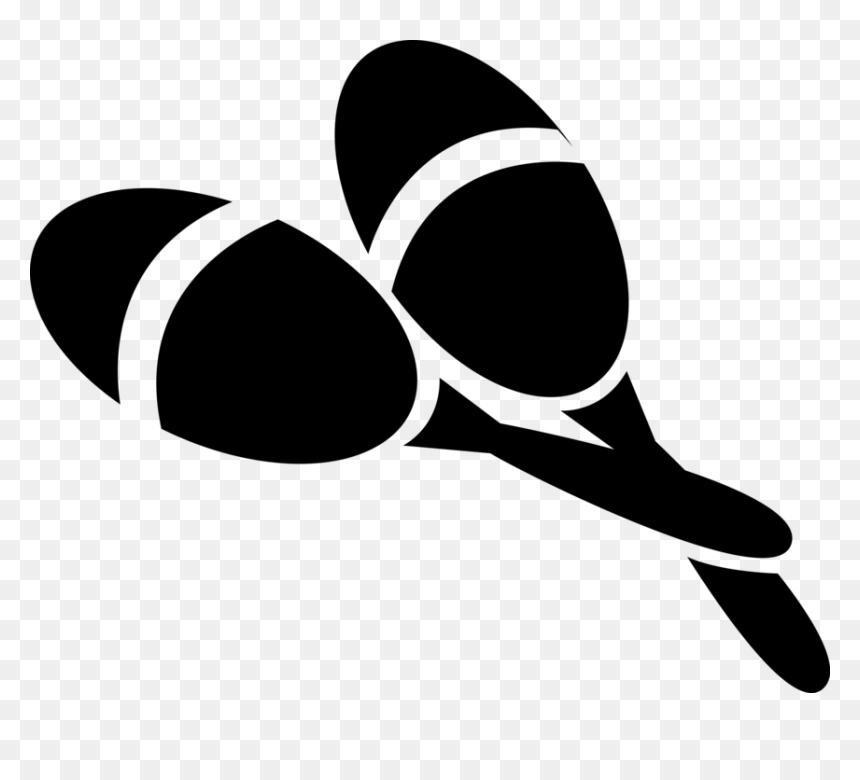 Vector Illustration Of Latin Music Maracas Or Rumba, HD Png Download - maracas png