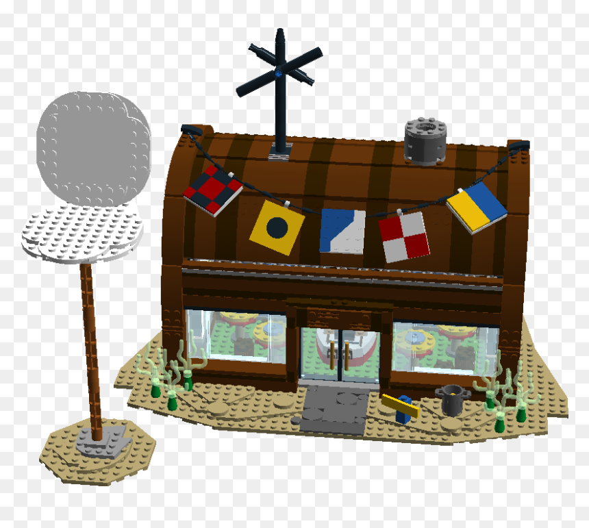 Thumb Image - Krusty Krab Spongebob Legos, HD Png Download - mr krabs png