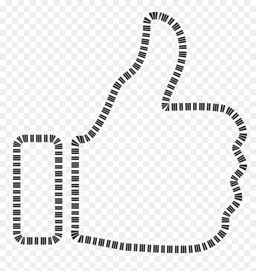 Thumbs Up Piano, HD Png Download - facebook thumbs up png