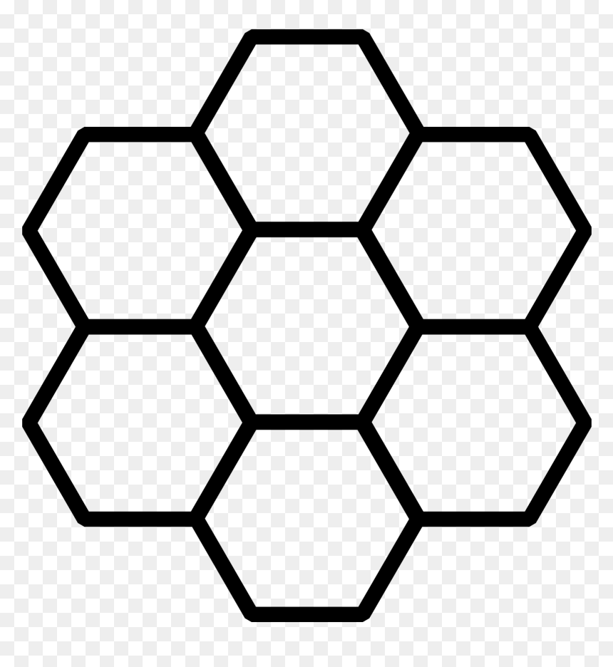 Honeycomb Clip Arts - Clip Art Honey Comb, HD Png Download - honeycomb pattern png