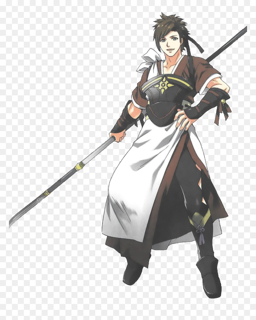 Transparent Ryoma Png - Anime Boy With Spear, Png Download - spear png
