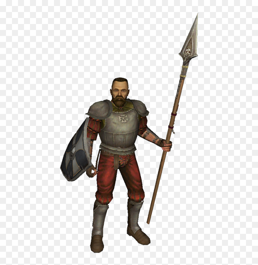 Spear Man Transparent Png - Warhammer 2 Spearman Empire, Png Download - spear png