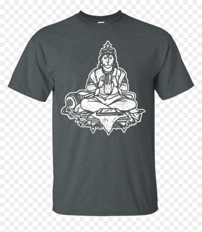 Lord Hanuman The Monkey God Yoga Hindu Sri Rama Apparel - Unspeakable Shirts, HD Png Download - lord rama png