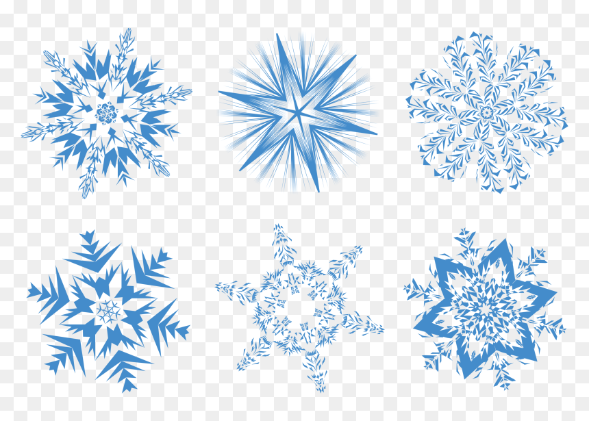 Snowflakes Png Image - Snowflake Png, Transparent Png - snowflake border png