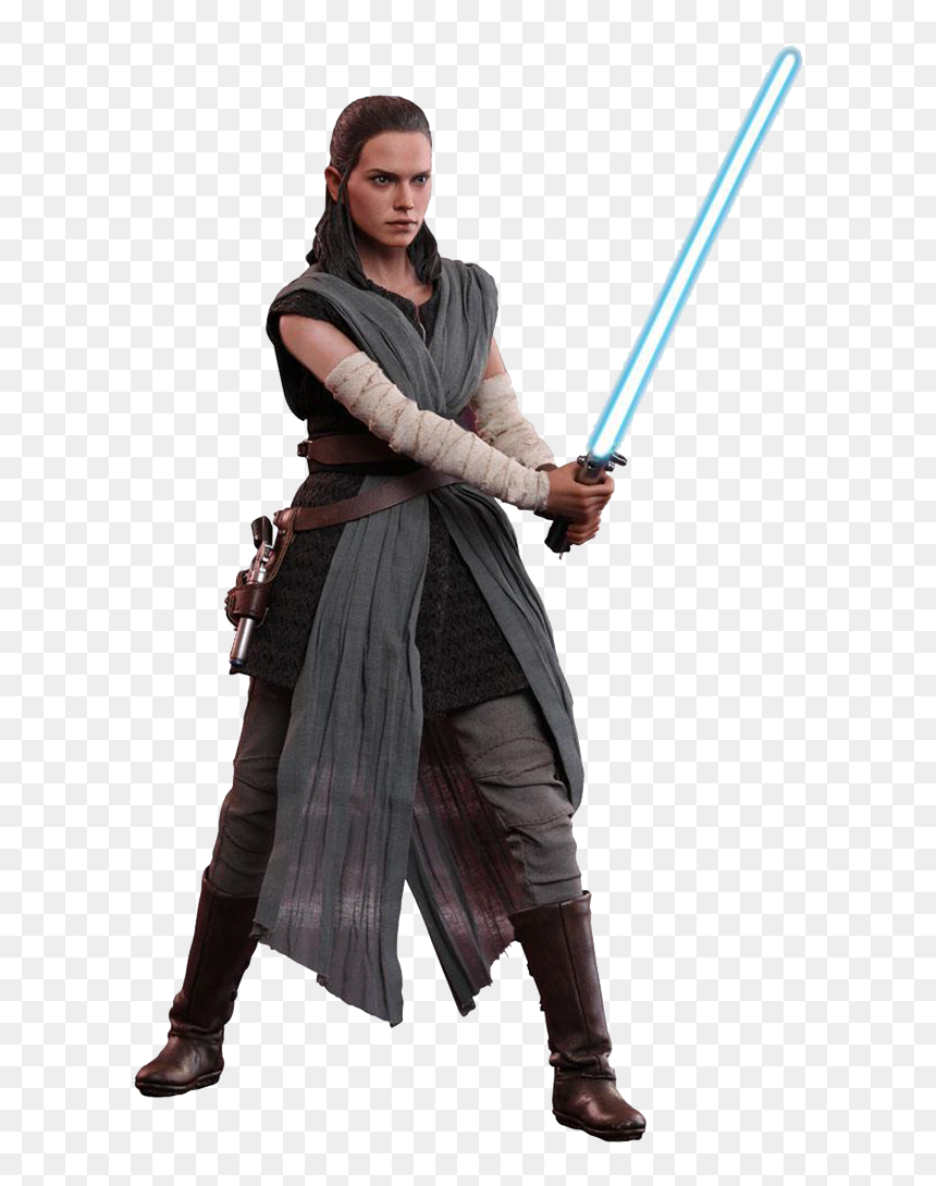 Rey Luke Skywalker Youtube Jedi Star Wars - Rey Jedi, HD Png Download - rey png
