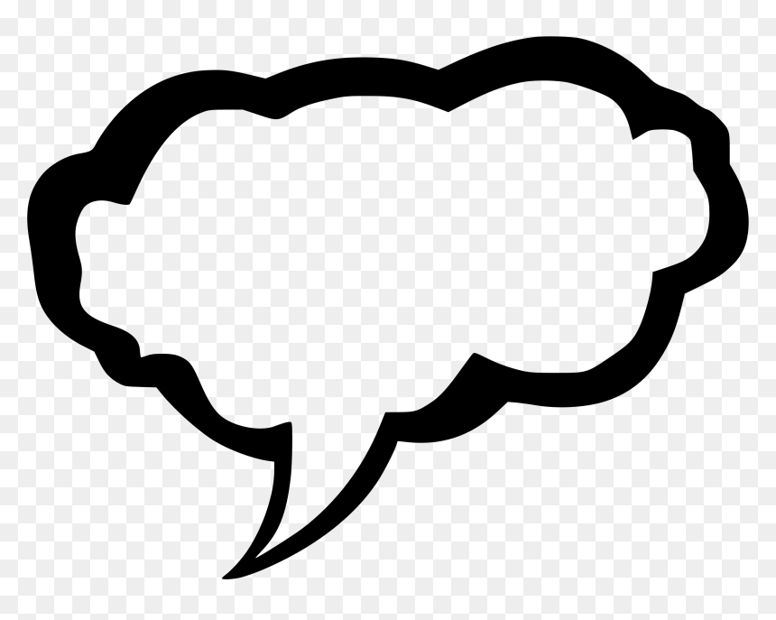 Speech 8 Clip Arts - Nube De Comentario Png, Transparent Png - thinking bubble png