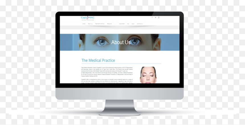 Cape Mac Website Design - Led-backlit Lcd Display, HD Png Download - about us png images for website