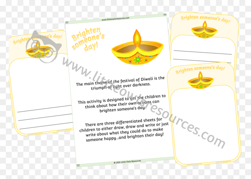 Brighten Someone"s Day Cover, HD Png Download - deepam png images
