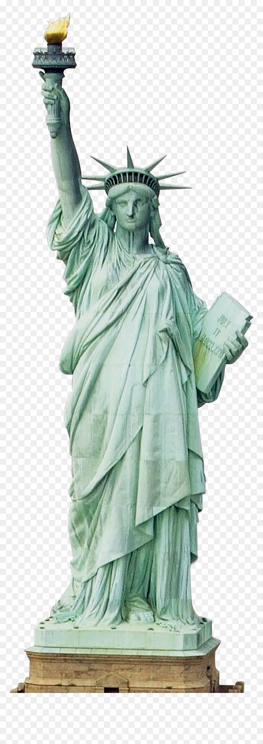 Statue Of Freedom Cardboard Cut Outs Png - Statue Of Liberty, Transparent Png - statue png