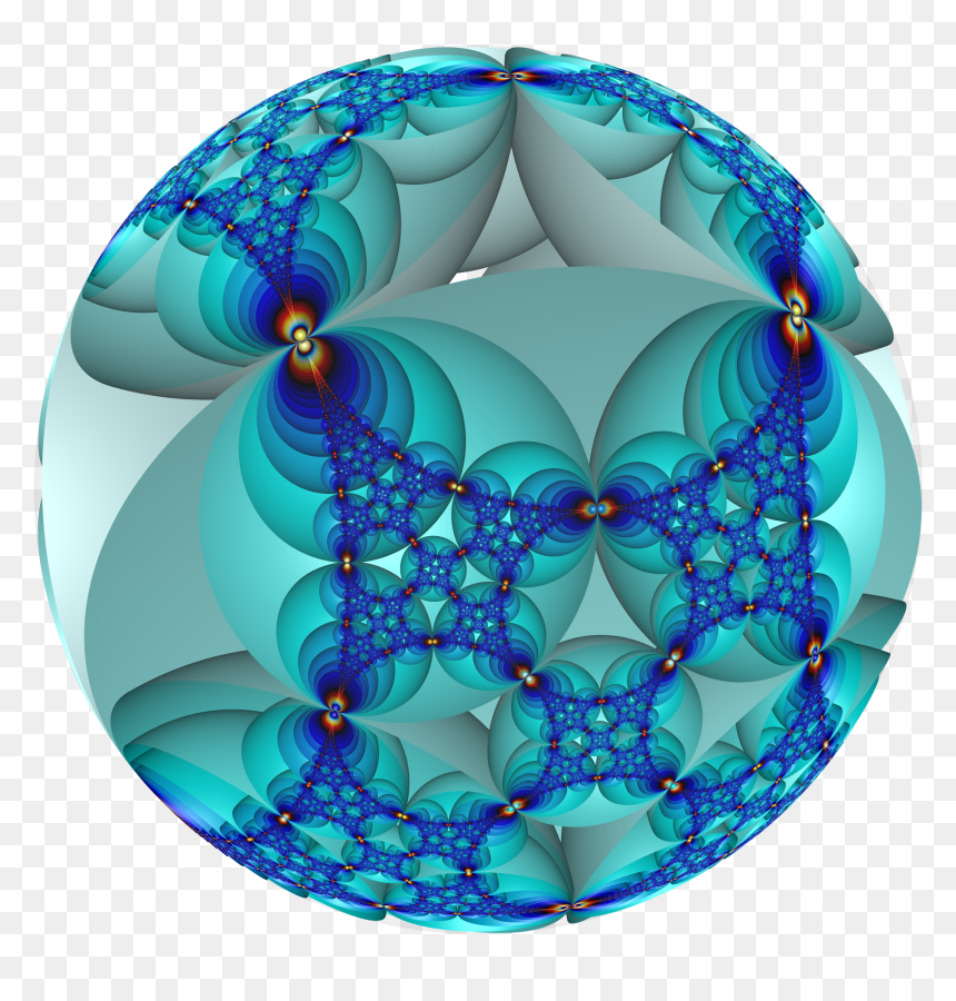 Hyperbolic Honeycomb 4 3 I Poincare - Fractal Art, HD Png Download - honeycomb pattern png