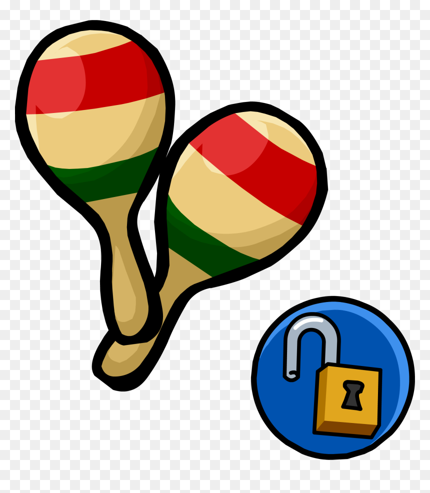 Club Penguin Rewritten Wiki - Transparent Background Maracas Clipart, HD Png Download - maracas png