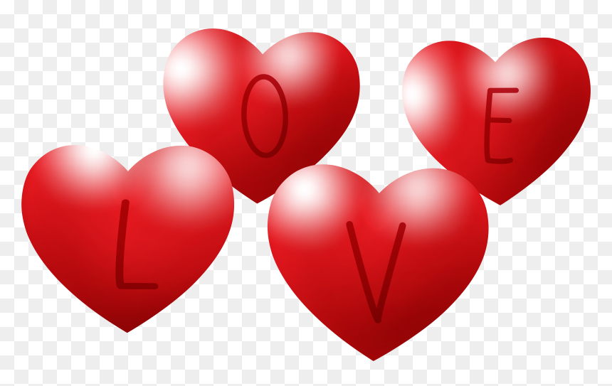 Heart Images Download, Transparent Png - Love Hearts Clip Art, Png Download - love symbols png