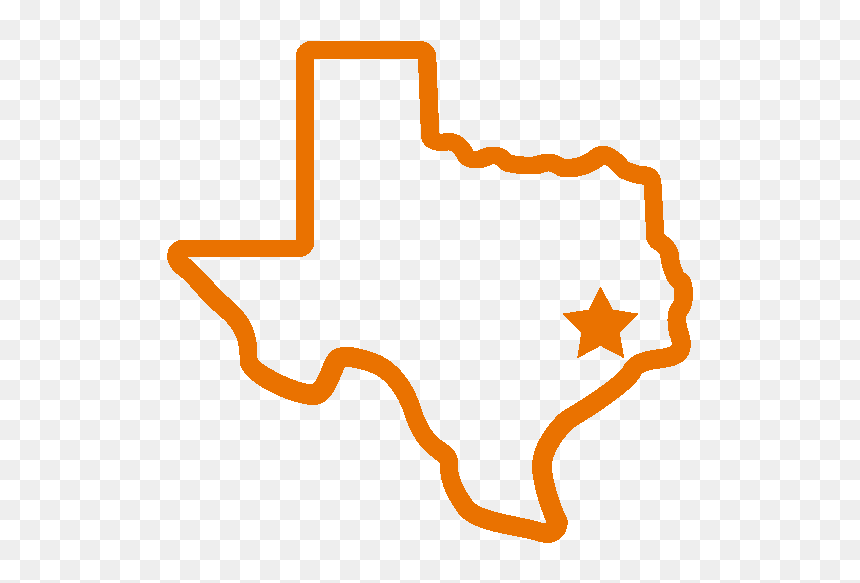 Texas Hill Country Texas State Library And Archives - Outline State Texas Transparent, HD Png Download - texas silhouette png