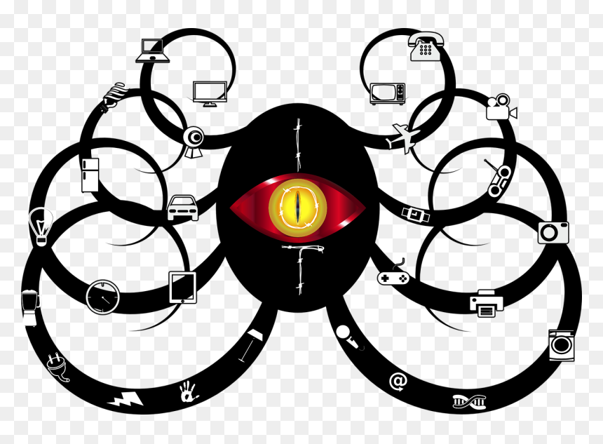 A Creature With All-seeing Eye - Iot Botnet, HD Png Download - all seeing eye png