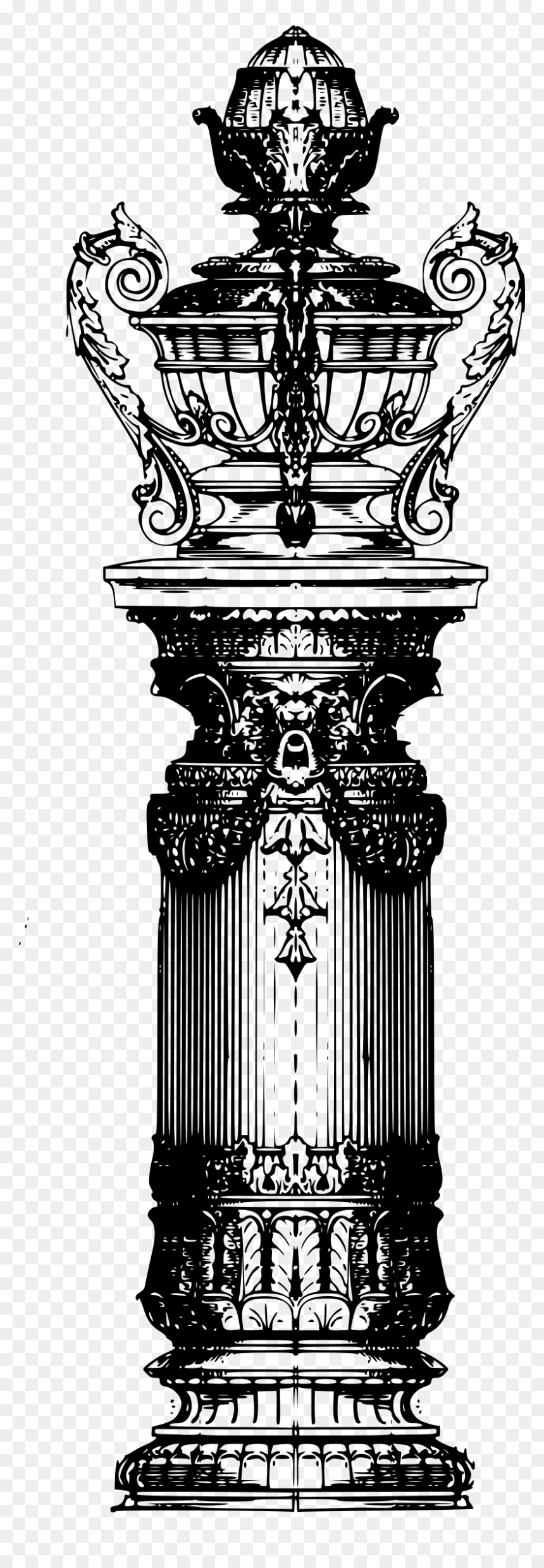 Decorative Pillar Clip Arts - Clip Art, HD Png Download - pillar png