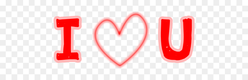 I Love You Simple Png - Heart, Transparent Png - love symbols png