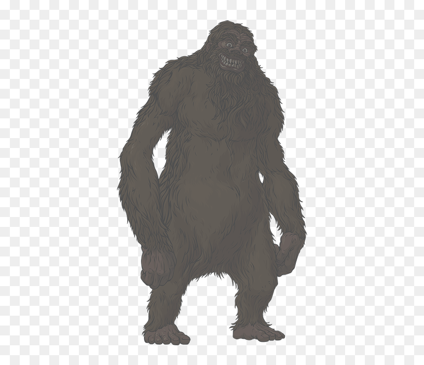 Bigfoot Png Transparent - Macaque, Png Download - bigfoot png