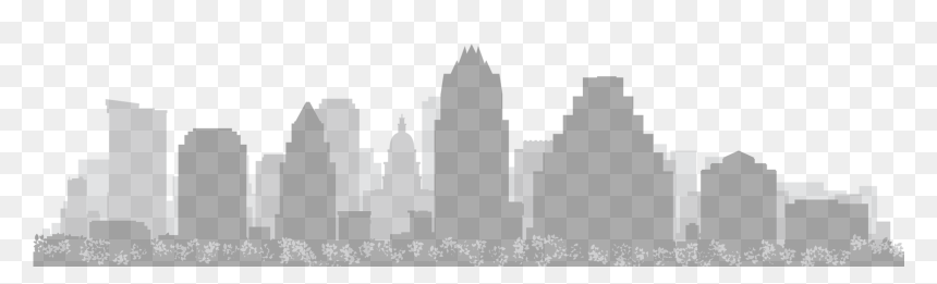 Austin Skyline Silhouette Png - Austin Skyline Silhouette Transparent, Png Download - texas silhouette png