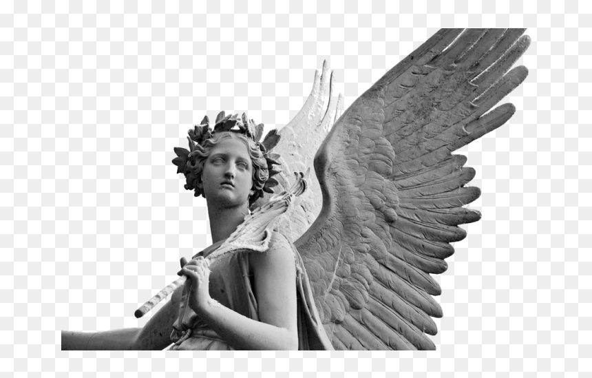 Angels Statue Sculpture Cherub - Angel Statue, HD Png Download - statue png