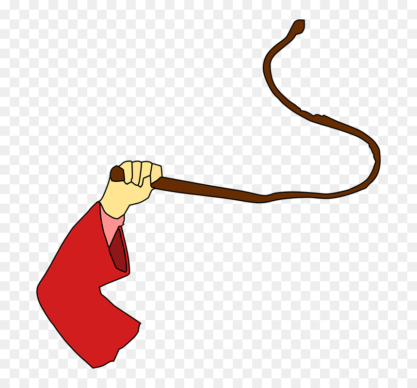 Whip Whipping Hand - Whip Clipart, HD Png Download - whip png