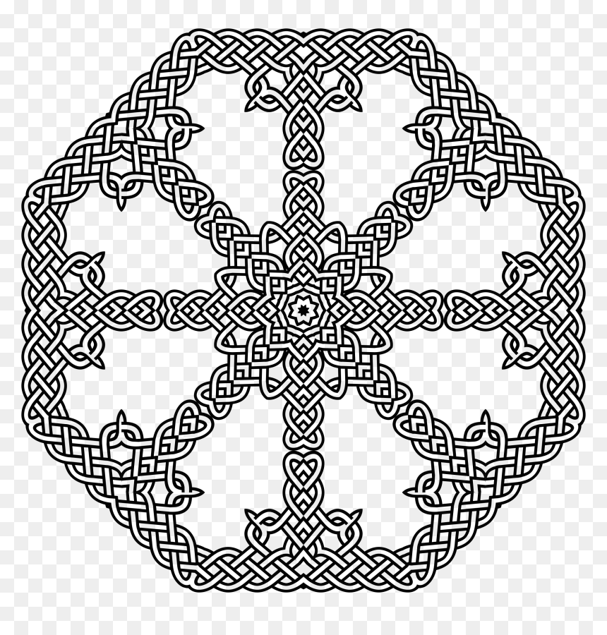 Celtic Knot Octagon Clip Arts, HD Png Download - octagon png