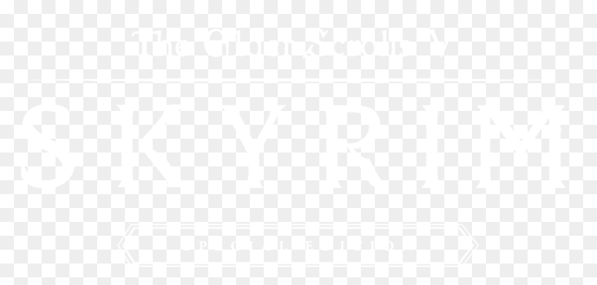 Skyrim Special Edition - Skyrim Special Edition Logo Png, Transparent Png - skyrim logo png