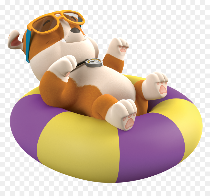 Paw Patrol Chase Summer, HD Png Download - rubble png