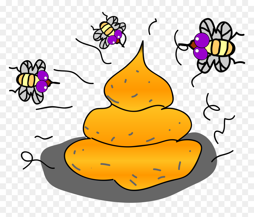 Flys,shit,feces Clip Arts - Feces Clip Art, HD Png Download - shit png