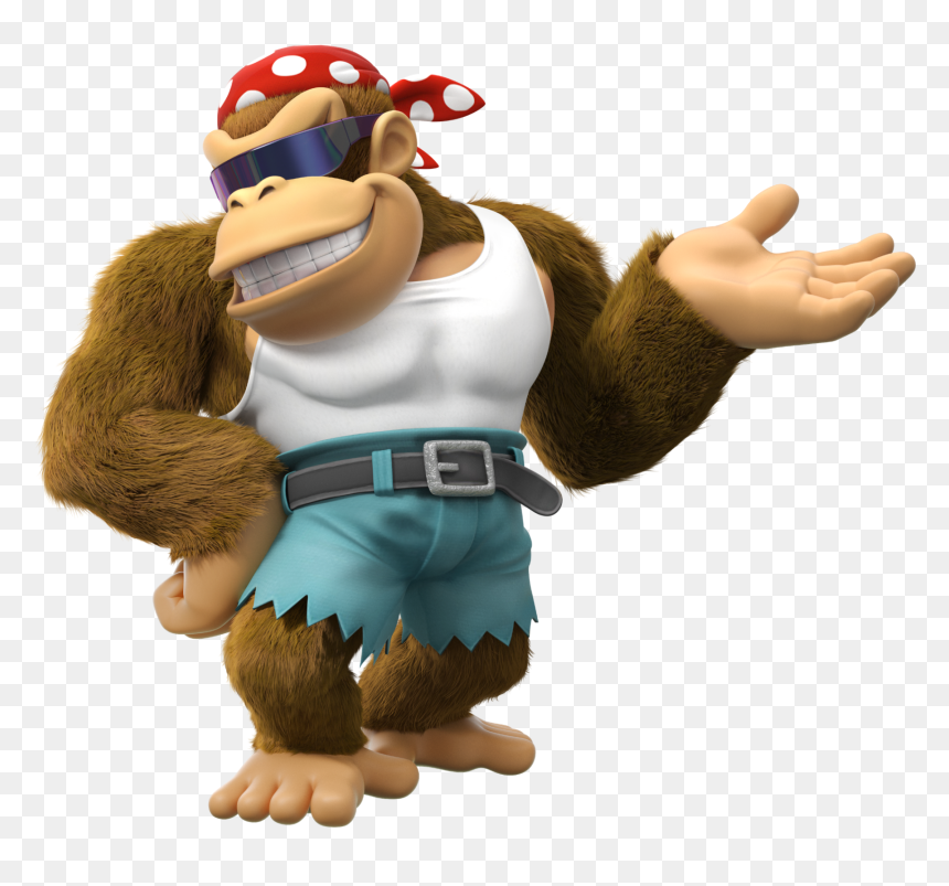 Donkey Kong Country Tropical Freeze Funky Kong, HD Png Download - king kong png