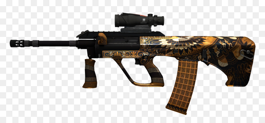 Awp Cs Go Png Svg Free Download - Csgo Aug Amber Slipstream, Transparent Png - awp png