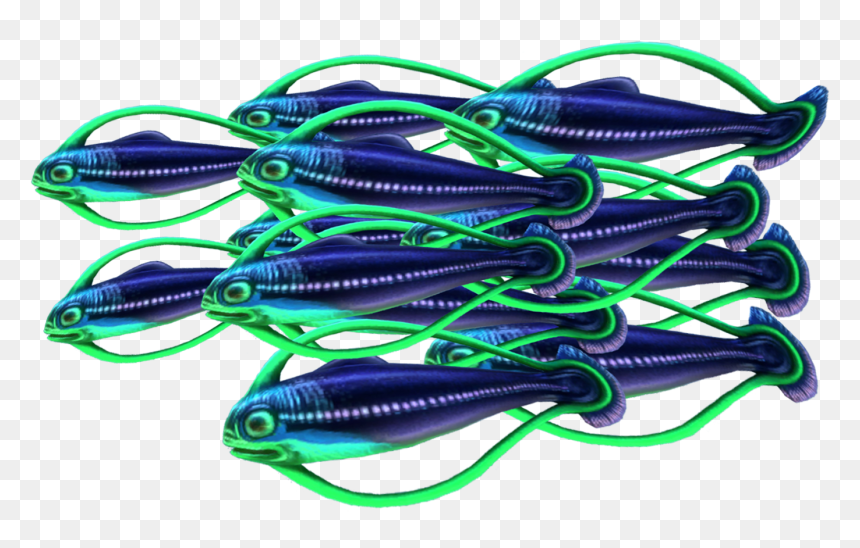 Shoal Of Fish Fauna - Subnautica Shoal Of Fish, HD Png Download - school of fish png