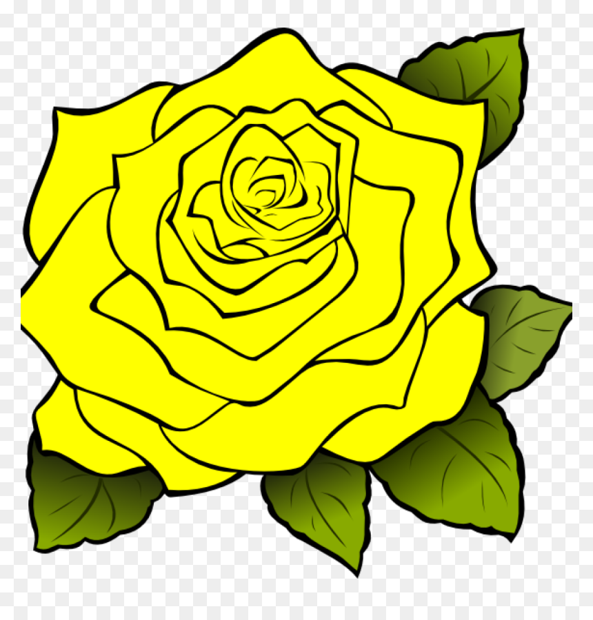 Yellow Rose Clipart Yellow Rose Clipart Yellow Rose - Yellow Rose Of Texas Clipart, HD Png Download - white roses png