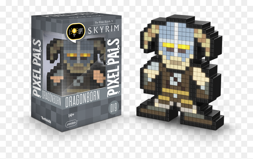 Mega Man Pixel Pal, HD Png Download - skyrim logo png