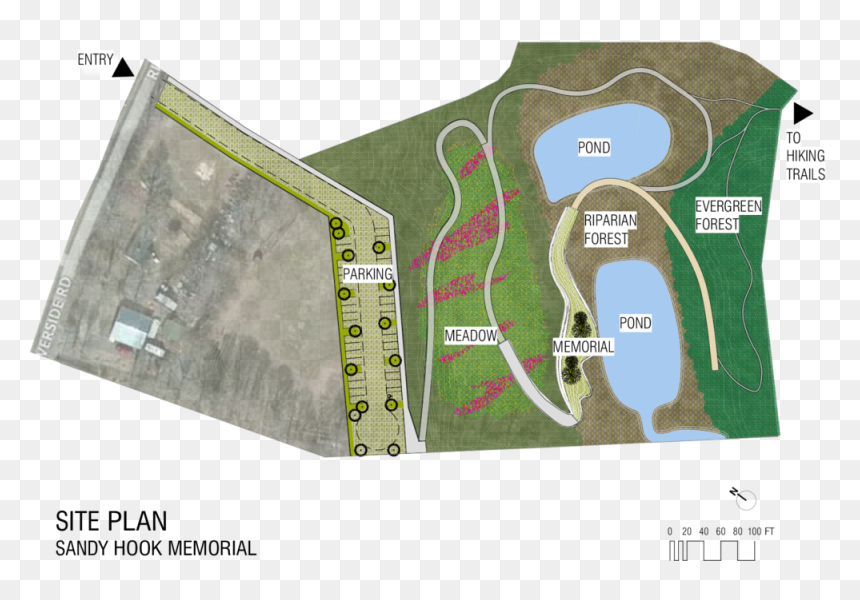 Sandy Hook Memorial Proposal Rev1-4 - Map, HD Png Download - hook png