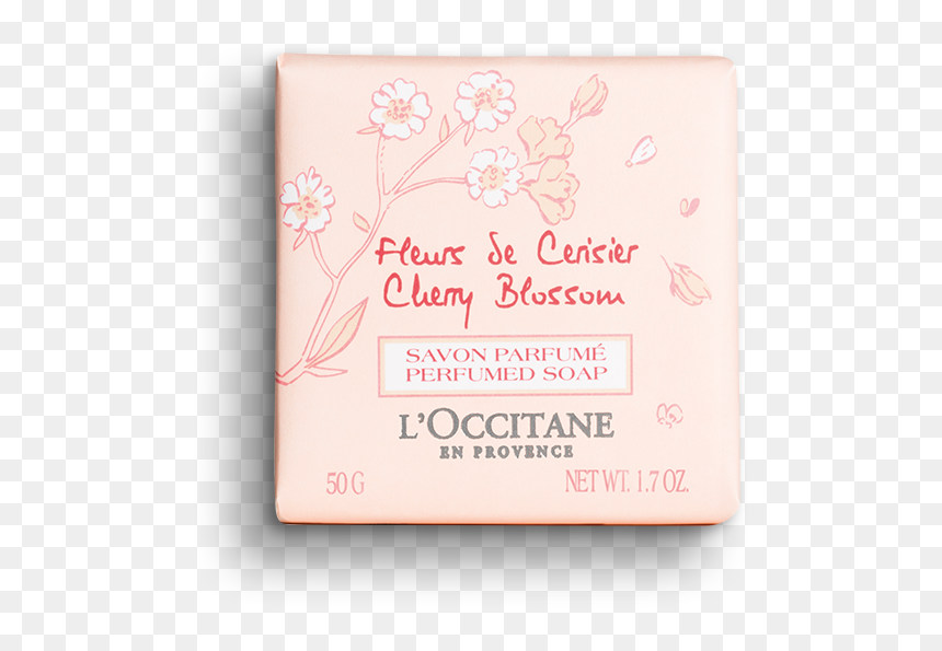 Display View 1/1 Of Cherry Blossom Perfumed Soap - L Occitane, HD Png Download - cherry blossom petals png
