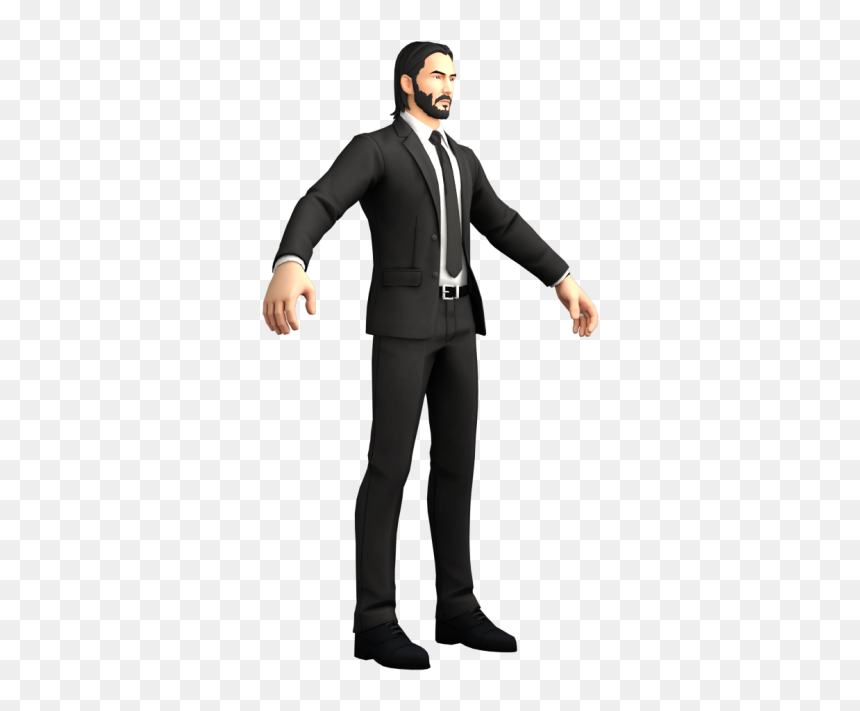 Download Zip Archive - Fortnite John Wick Model, HD Png Download - john wick png