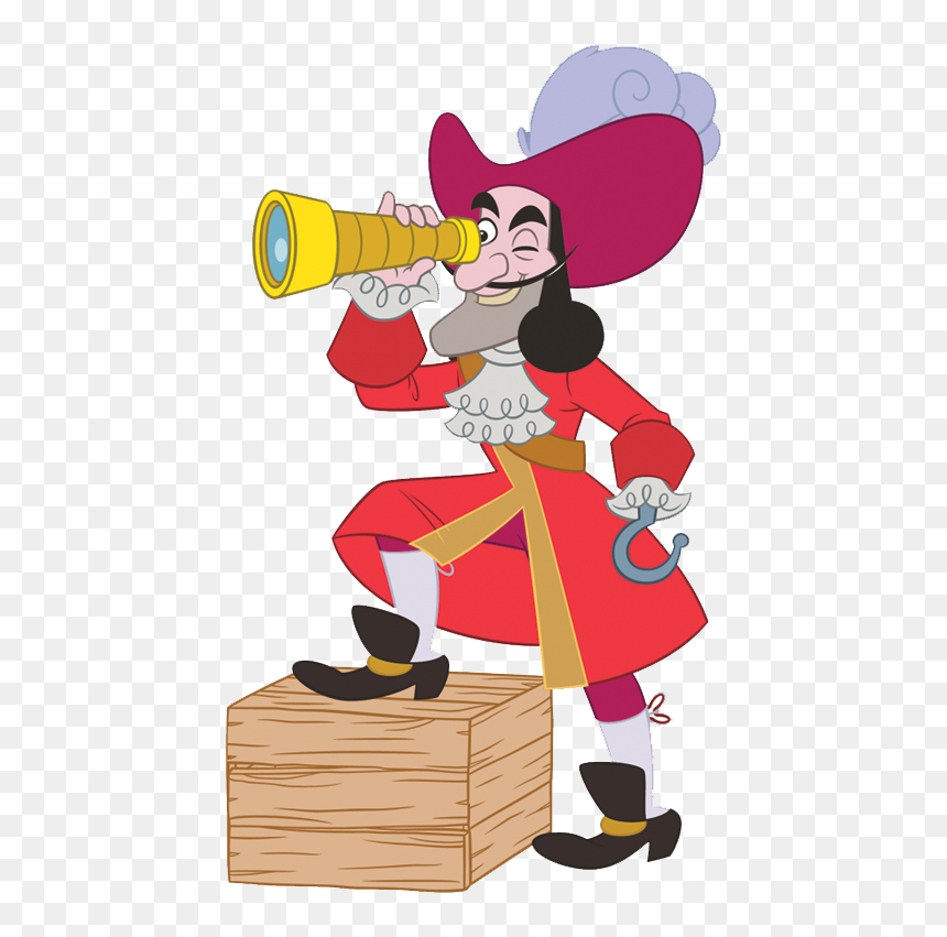 Captain Hook Png Image - Jake Neverland Pirates Captain Hook, Transparent Png - hook png