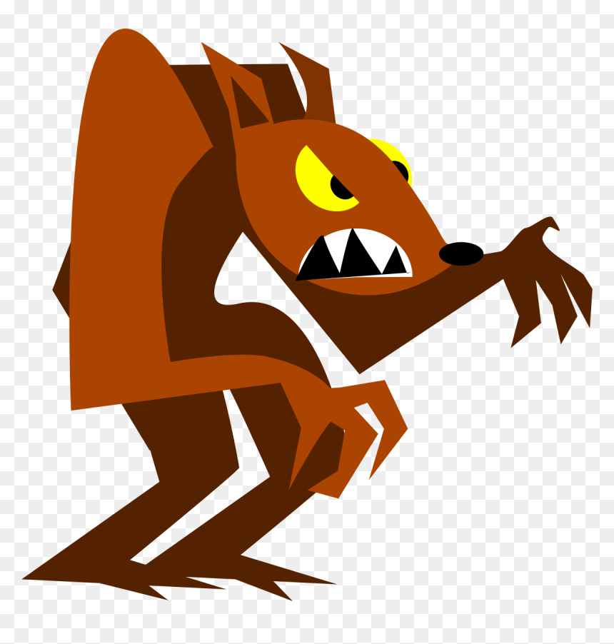 Werewolf Clipart Full, HD Png Download - werewolf png